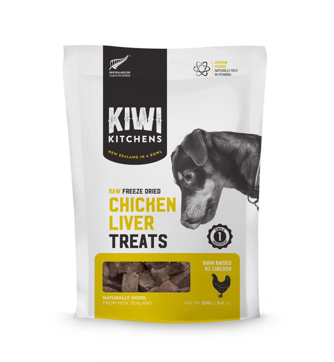 Kiwi Kitchens Raw Freeze Dried Chicken Liver Dog Treat