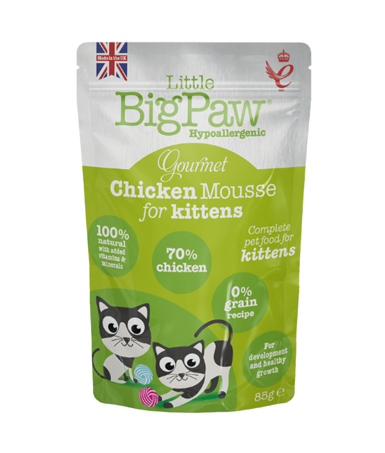 Little BigPaw Gourmet Chicken Mousse Wet Kitten Food 85g