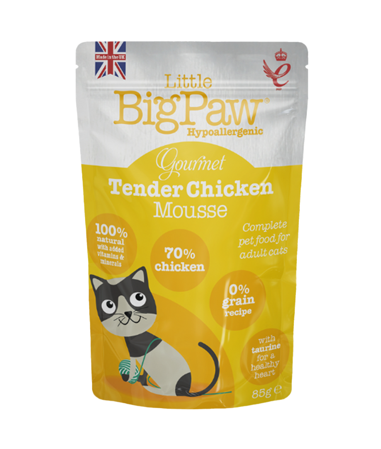 Little BigPaw Gourmet Tender Chicken Mousse Wet Cat Food 85g