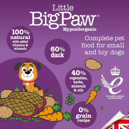 Little Big Paw Duck & Vegetable Dinner - 150g