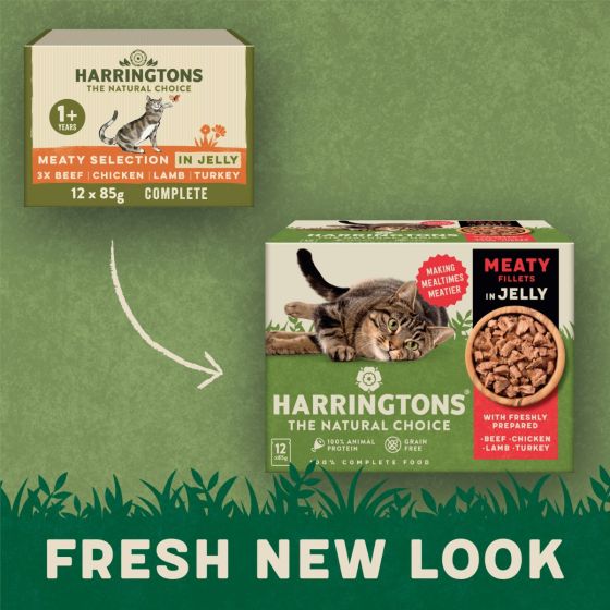 Harringtons Meat in Jelly Wet Cat Food Multipack