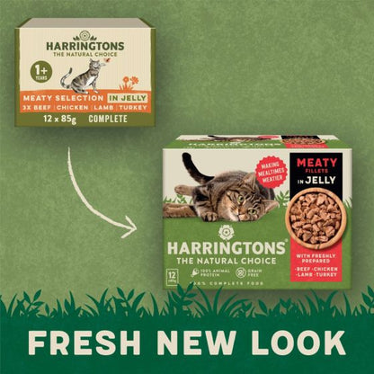 Harringtons Meat in Jelly Wet Cat Food Multipack