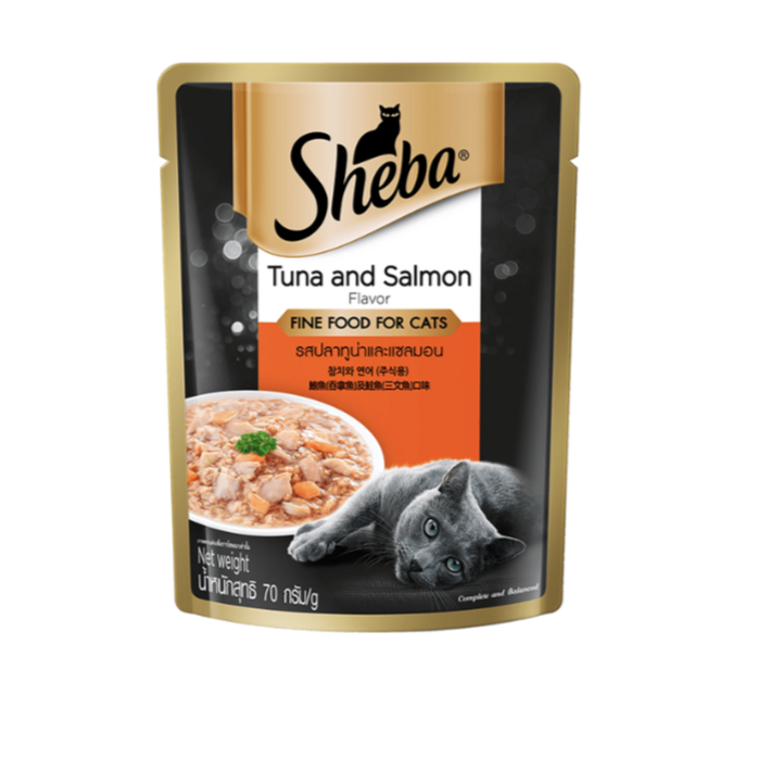 Sheba Tuna and Salmon Pouch - 70g