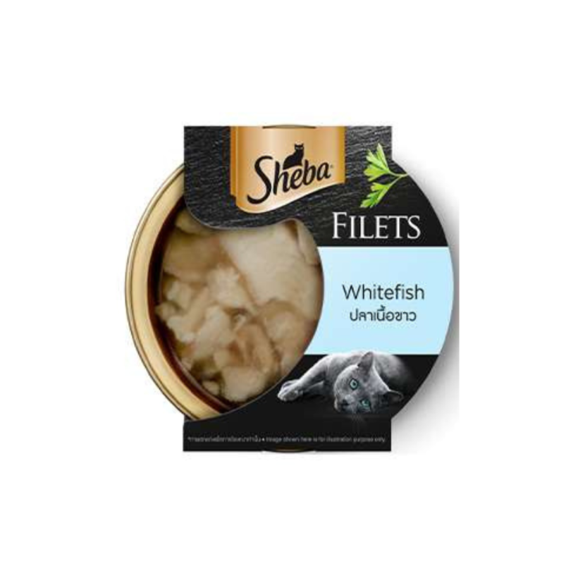 Sheba Fillets Whitefish - 60g