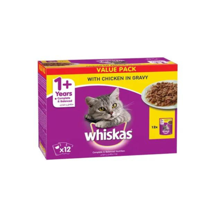 Whiskas Pouch Chicken - 80g x 12