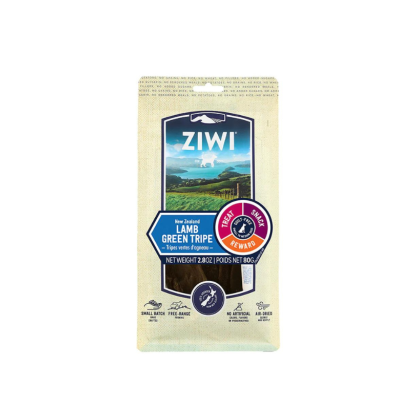 Ziwi Peak Lamb Green Tripe Dog Treats - 80g