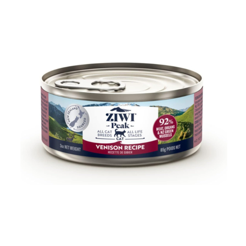 Ziwi Peak Venison Recipe Canned Cat Food - 85g