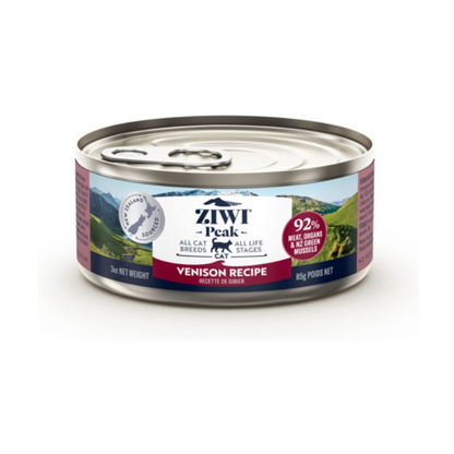 Ziwi Peak Venison Recipe Canned Cat Food - 185g