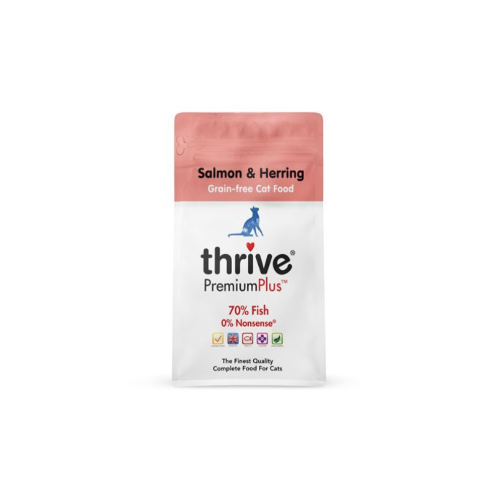 Thrive Cat Salmon & Herring Dry Food - 1.5kg