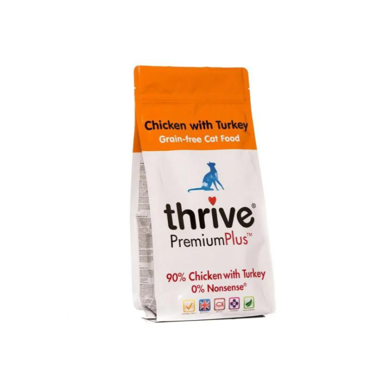 Thrive Cat Chicken with Turkey Dry Food - 1.5kg