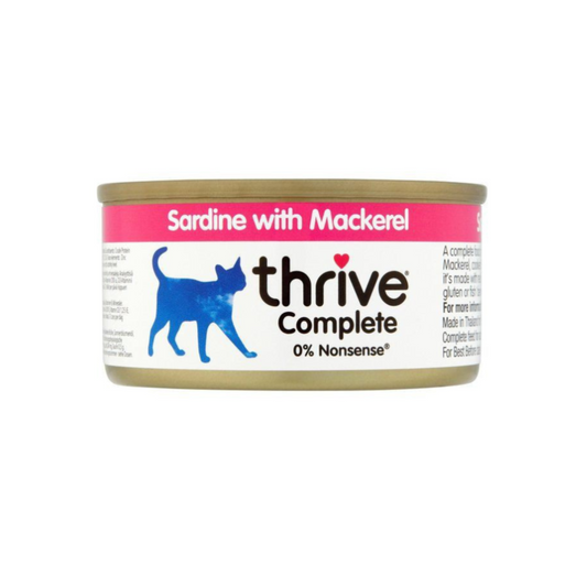 Thrive Complete Cat Sardine w/ Mackerel in Gravy - 75g