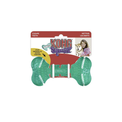 Squeezz Dental Bone Dog Toy - M