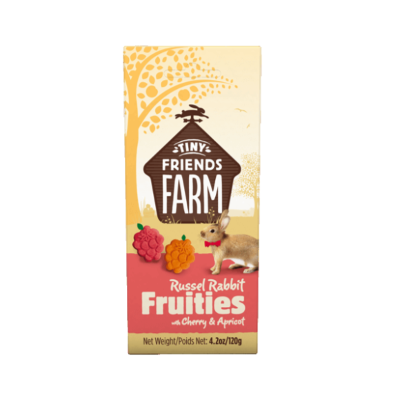 Tiny Friends Farm Russel Rabbit Fruities - 120g (cherry & apricot)