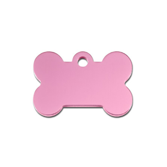 Hillman ID Tag - Bone Light Pink