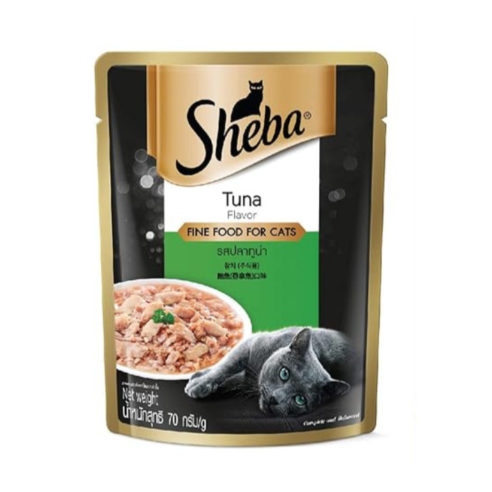 Sheba Tuna Pouch - 24 × 70g