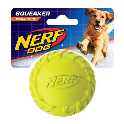 Tire Squeak Ball Green/Red - Medium