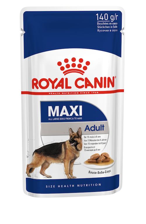 Royal Canin Size Health Nutrition Maxi Adult - 10 Wet Food Pouches