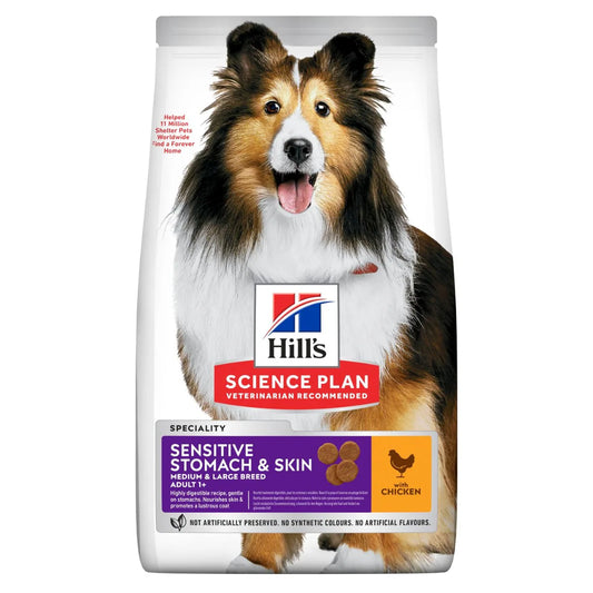 Hill's Science Plan Sensitive Stomach & Skin Medium Adult Dog Food with Chicken