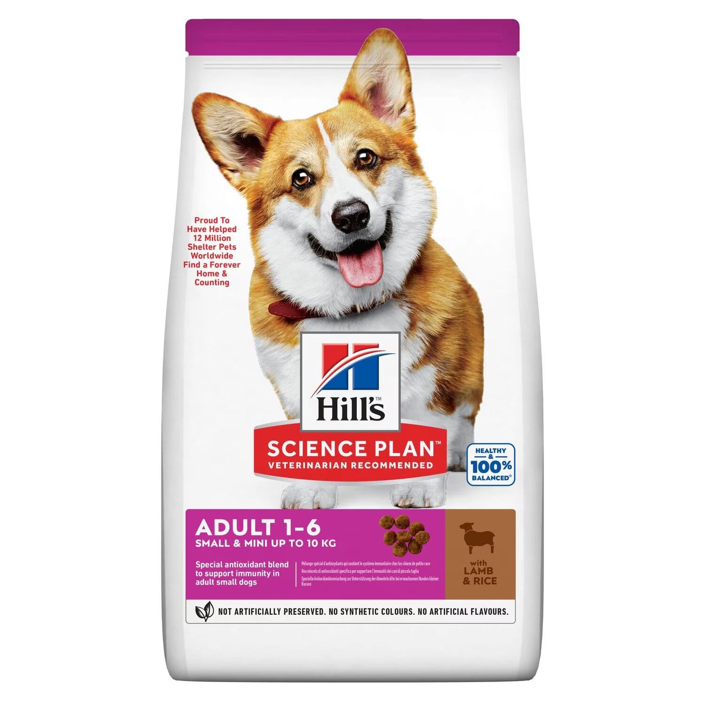 Hill's Science Plan Small & Mini Adult Dog Food with Lamb & Rice -1.5kg