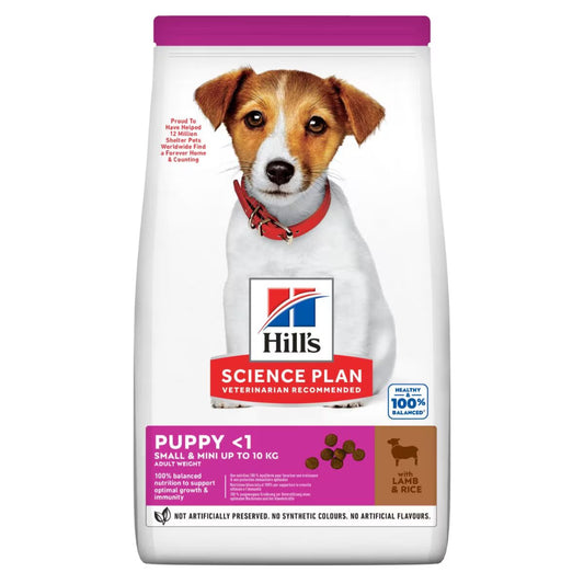 Hill's Science Plan Small & Mini Puppy Food with Lamb & Rice-1.5kg