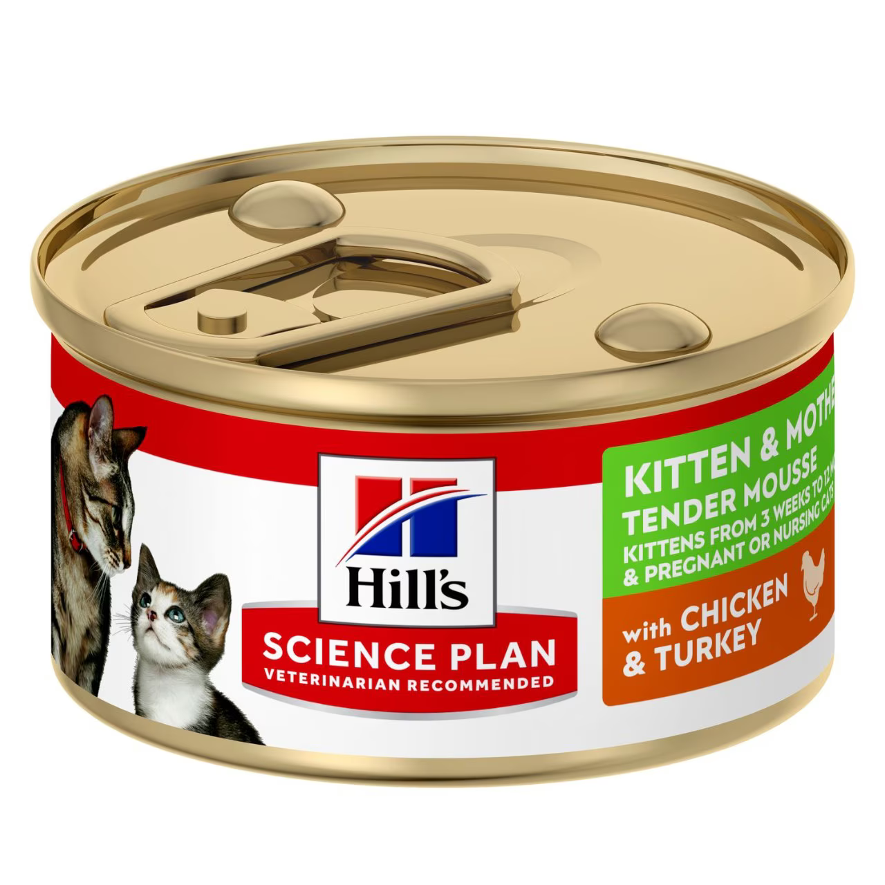 Hill’s Science Plan Kitten & Mother Mousse With Chicken & Turkey 85gx24