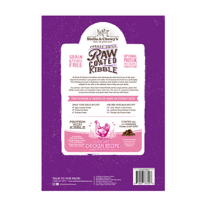 Stella & Chewy’s Cats Raw Coated Kitten Cage-Free Chicken Recipe 2.2Kg