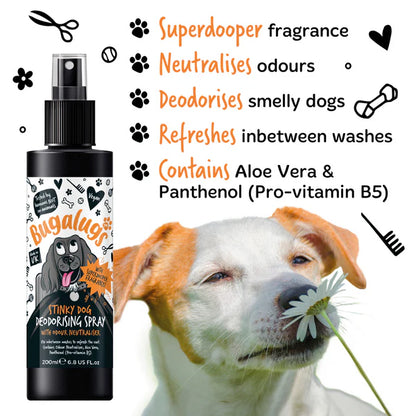 Bugalugs Stinky Dog Deodorizing Spray - 200ML