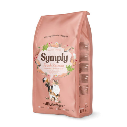 Symply Cat Dry Food with Salmon - All Life Stages