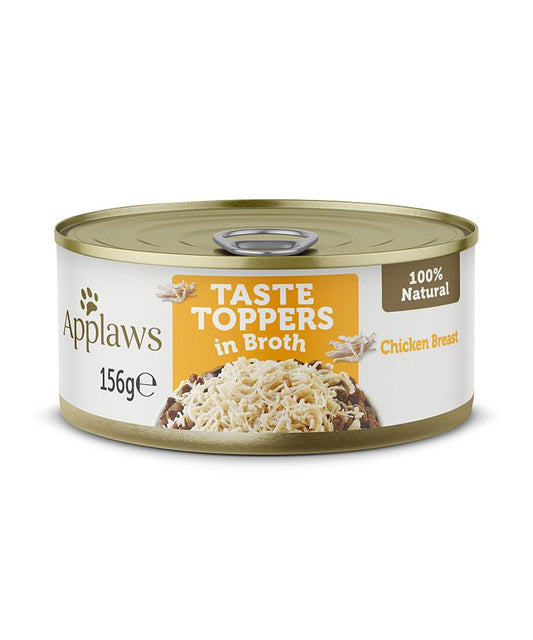 Applaws Taste Toppers in Broth Chicken Wet Dog Food -156g Tin