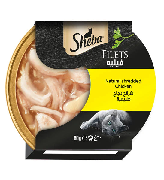 Sheba Filets Chicken Wet Cat Food 60g