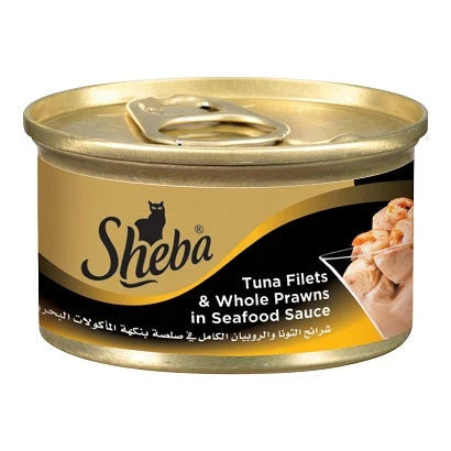 Sheba Tuna & Prawn in Sea Food Wet Cat Food 85g