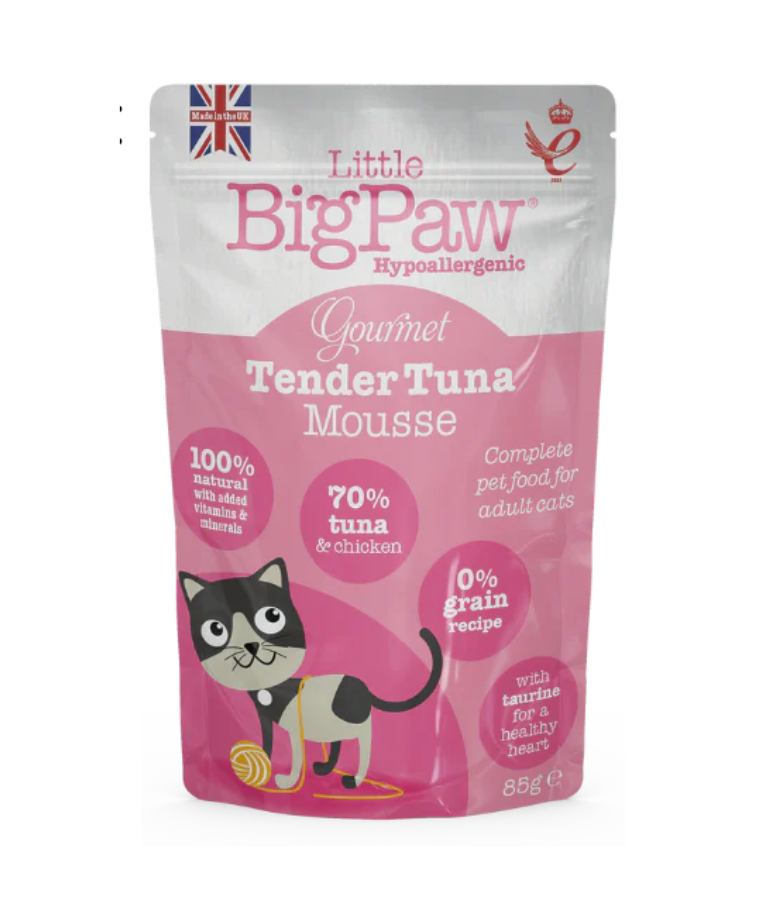 Little BigPaw Gourmet Atlantic Tuna Mousse Wet Cat Food 85g