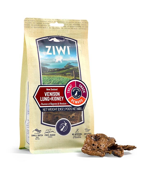 ZIWI Peak Venison Lung & Kidney Dog Treats 60g
