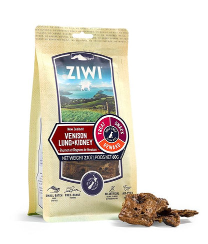 ZIWI Peak Venison Lung & Kidney Dog Treats 60g